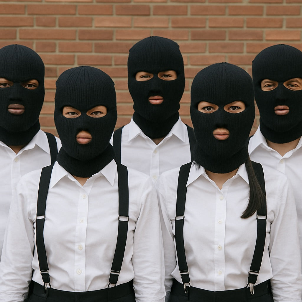 Wholesale Ski Masks | Bulk Ski Masks | Three Hole Knit  Black 3056D