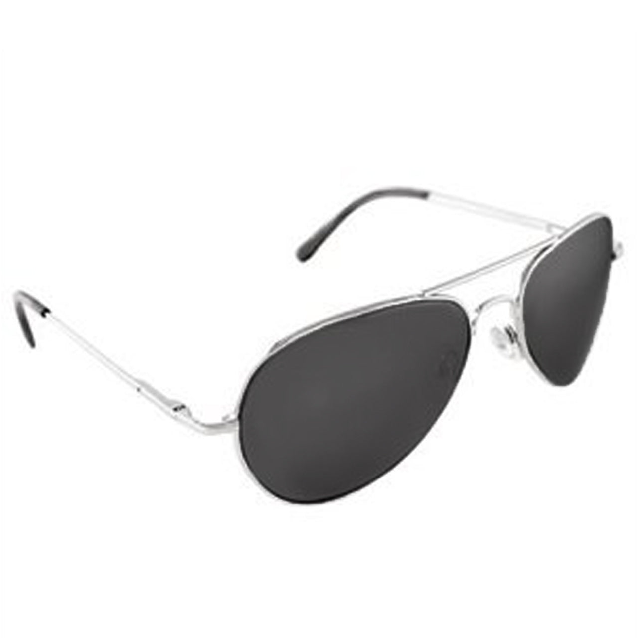 Aviator Glasses Black Lens Police Sunglasses  1101B