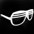 White Half Shutter Shades Sunglasses 1155
