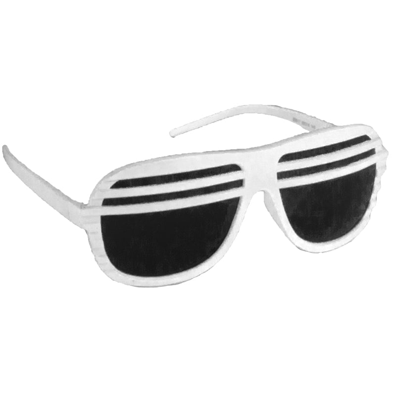 White Half Shutter Shades Sunglasses 1155