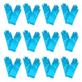 Turquoise Short Dress Gloves Satin 9" 12 PACK 1204D