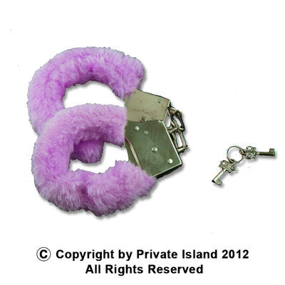 Pink Furry Handcuffs | Wholesale Pink Handcuffs | 1817 12 PACK
