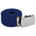 12 PACK Canvas Belt Navy Adjustable -  Adjusts to 44-46" Size WS2216D