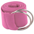 Hot Pink Stretch D-Ring Belt 2689