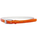 Orange Skinny Belt with Rectangle Buckle 2800-2803