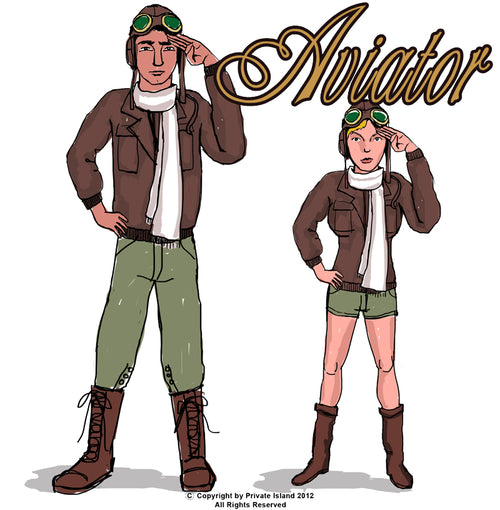 Aviator Costume Deluxe Kit 4410