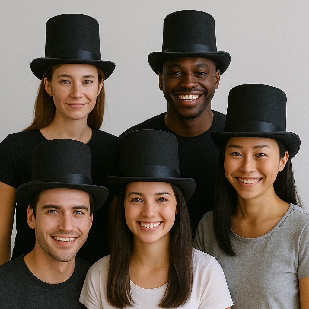 Top Hat Black  1352
