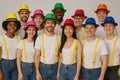 12 PACK Mix Colors Cotton Fedora Hats WS1313MX Adult Size