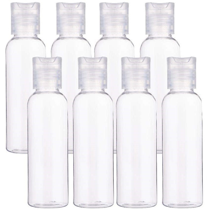 6 OZ Clear Plastic Perfume Empty Bottle Travel Makeup Sanitizer USA 30270