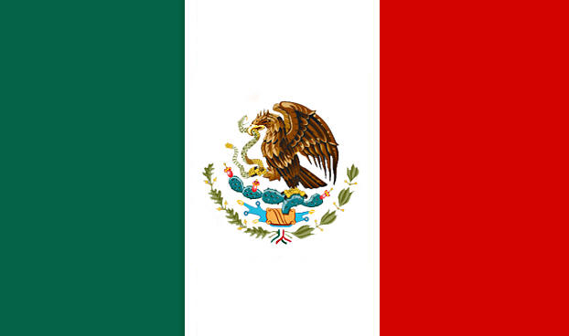 Mexican Pride Flags 3' X 5' FT 9087