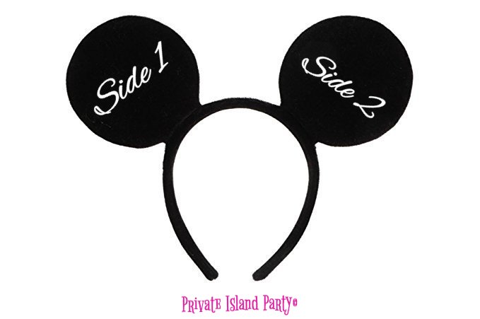 Baby Birthday, Personalized Mickey Mouse Ears For Children's Parties