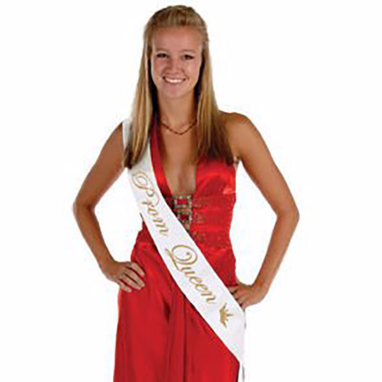 Prom Queen Sashes, Personalized For Bridal Party, Wedding Party, Bachelorette, Prom or Homecoming 60" (Fonts in Picture Gallery)