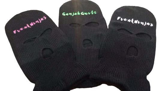 Custom Ski Mask, Personalized Ski Mask, Three Hole Hat Mask 15078