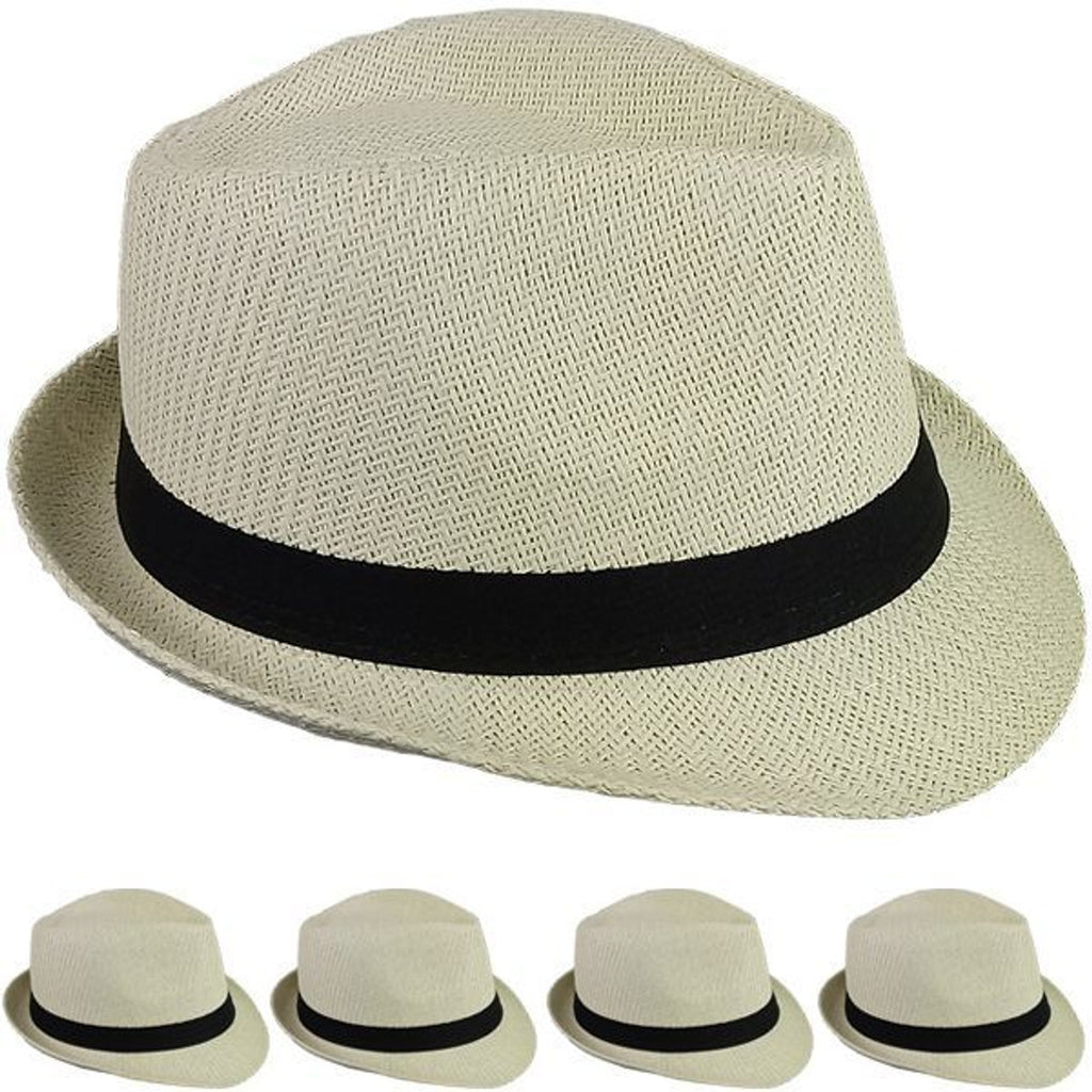 Bright Colorful Sun Hats |  Fedora Pick Color Dozen 1328DZC