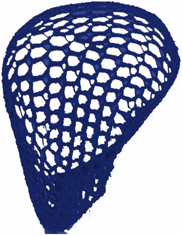 12 PACK Royal Blue Crochet Hair Snood 6621