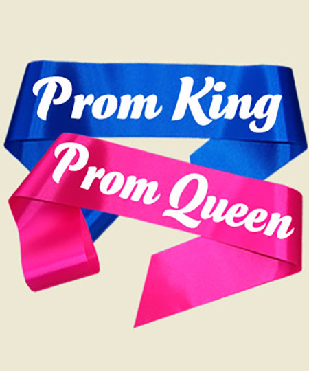 Custom Made Personalized Sash | Prom Queen Sash | Bach Party Sashes Satin Quality  60" (Fonts in Picture Gallery)
