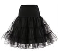 Black Petticoat Double Layer Tulle  8218